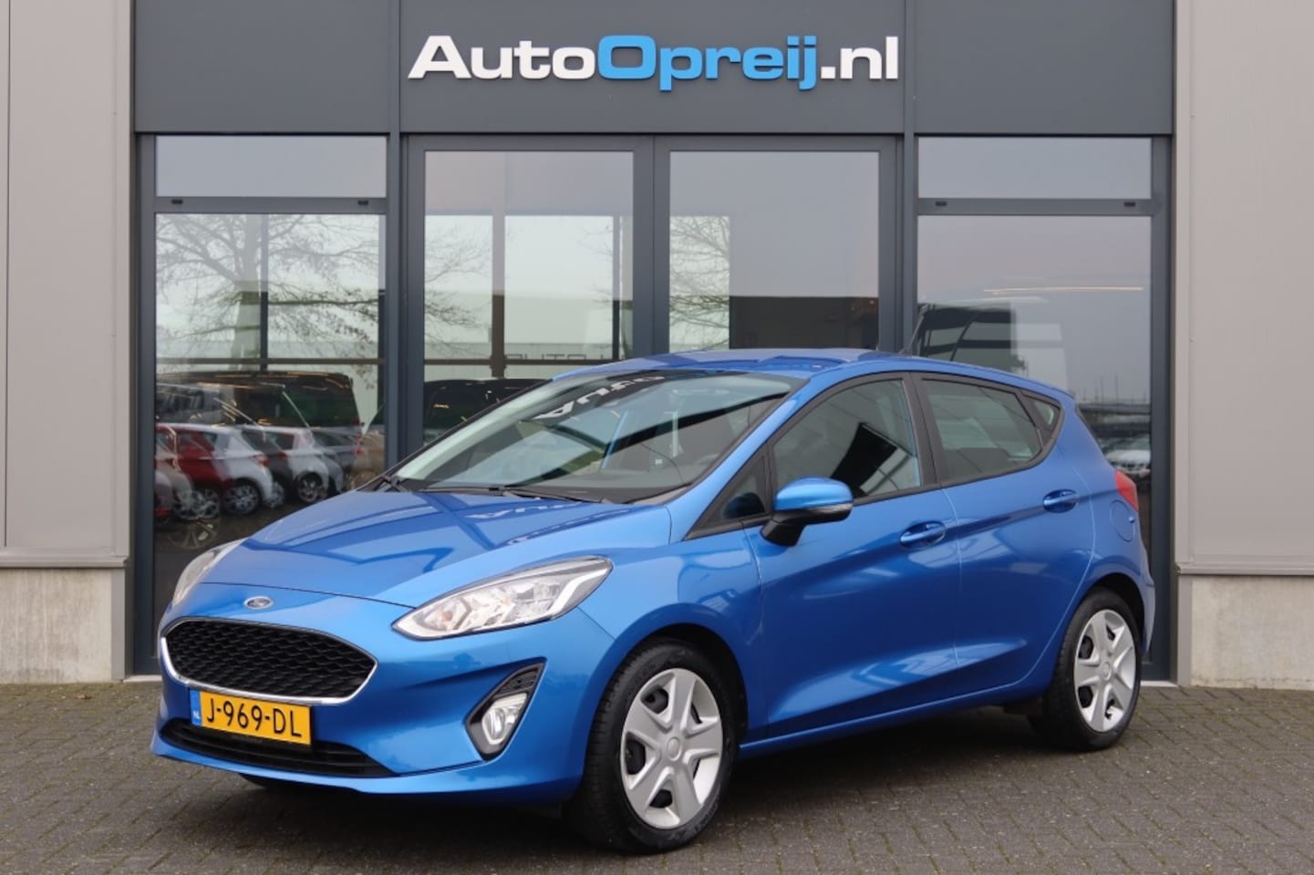 Ford Fiesta - 1.0 EcoBoost Connected 5drs. Airco, NAVI, PDC, Trekhaak, Cruise, - AutoWereld.nl