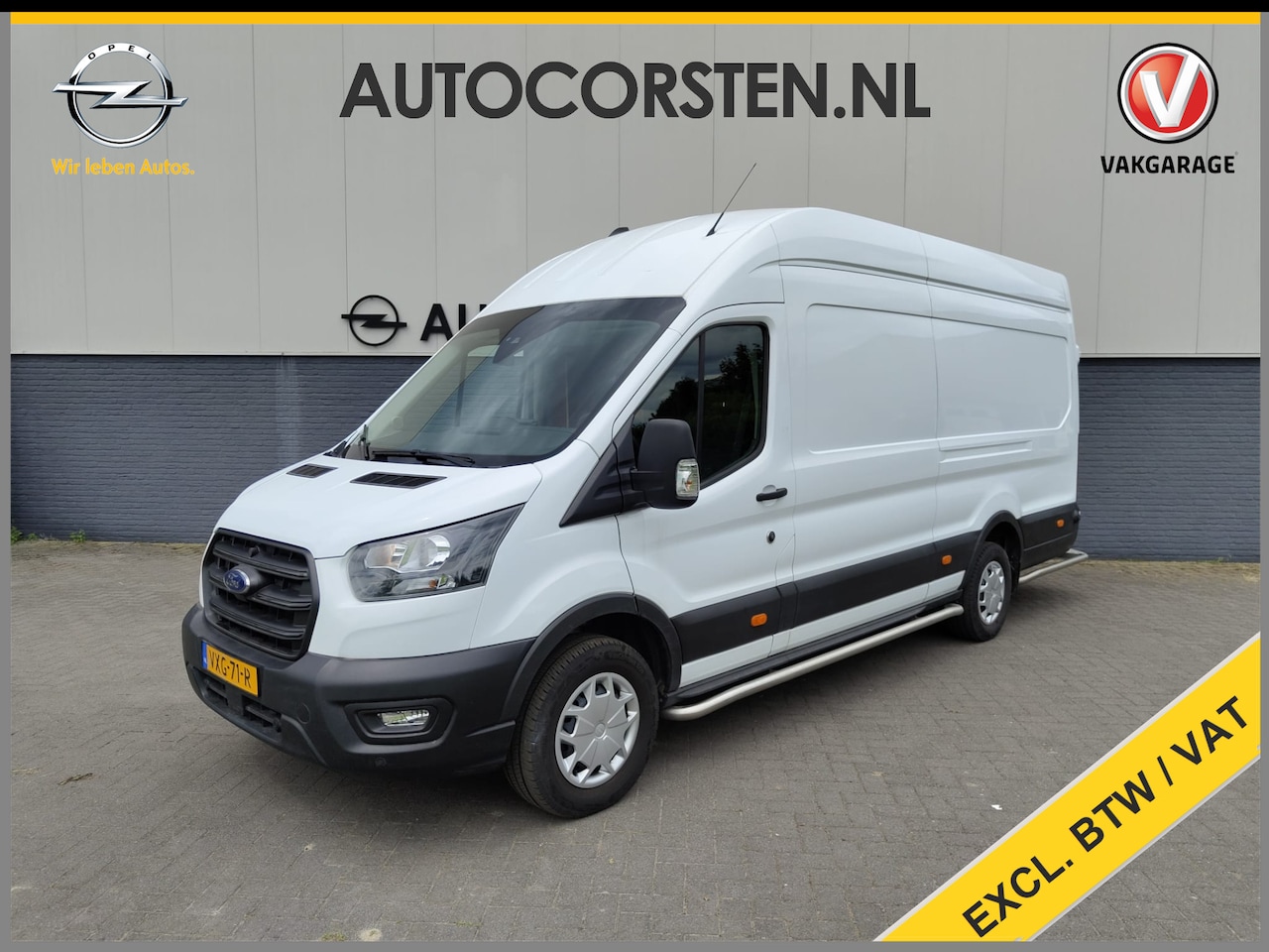 Ford Transit - 350 2.0TDCI 130 pk L4H3 Apple Carplay Android Airco Navi Camera Pdc Cruise Control Voorrui - AutoWereld.nl