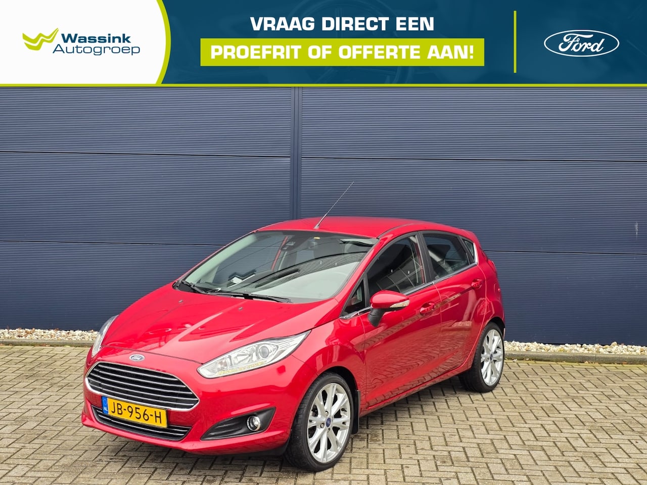 Ford Fiesta - 1.0 EcoBoost 100PK 5D Titanium I Navigatie I Climate Control I Cruise Control - AutoWereld.nl