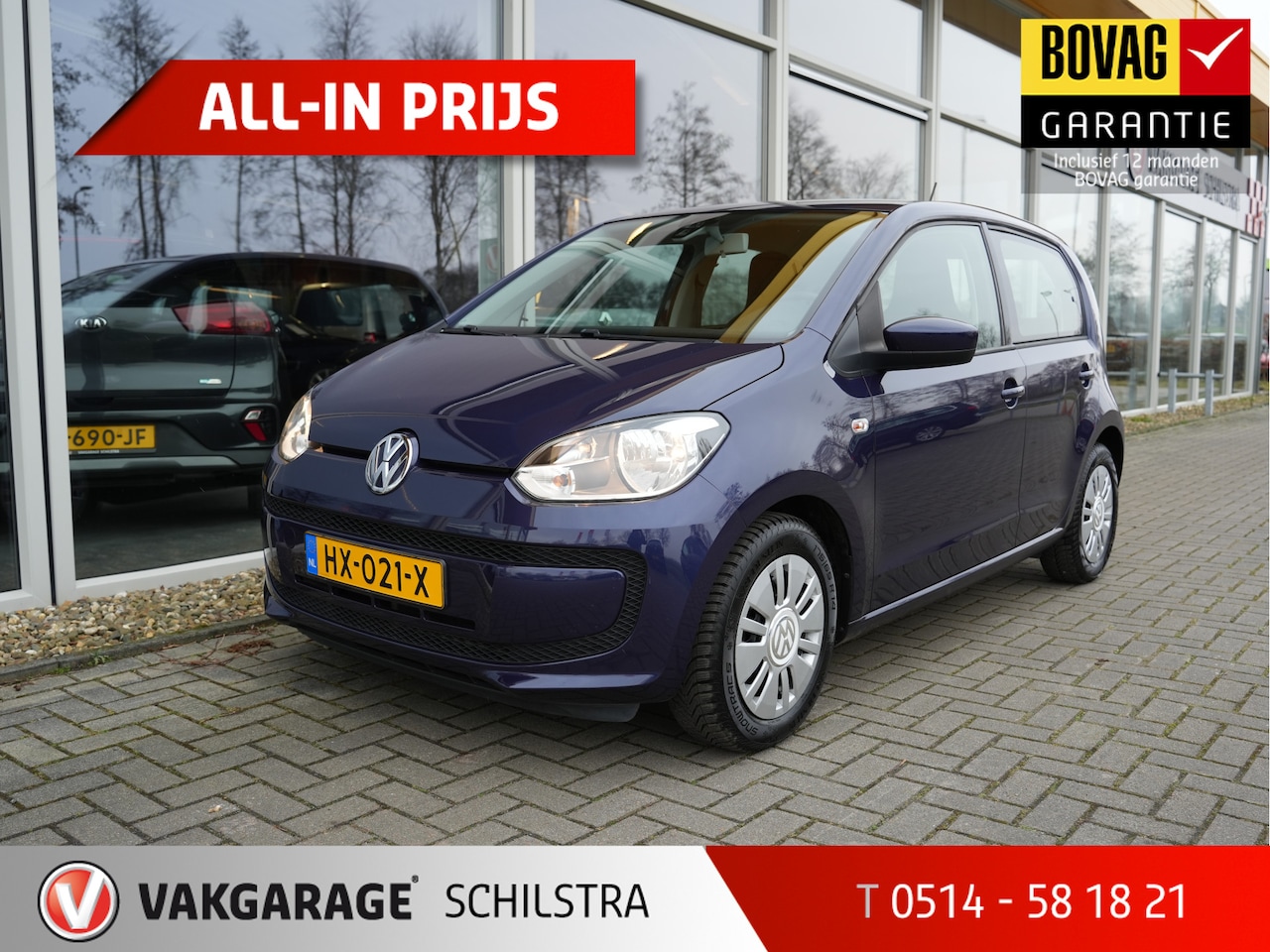 Volkswagen Up! - 1.0 move up! BlueMotion | Parkeersensor Achter | TPMS | Airco - AutoWereld.nl