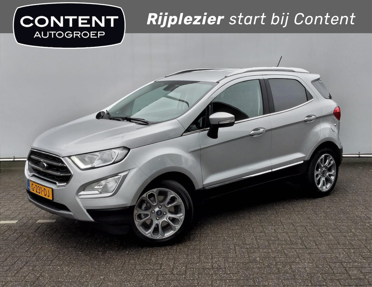 Ford EcoSport - 1.0 EcoBoost 125pk Titanium |Navi |Trekhaak |B&O - AutoWereld.nl