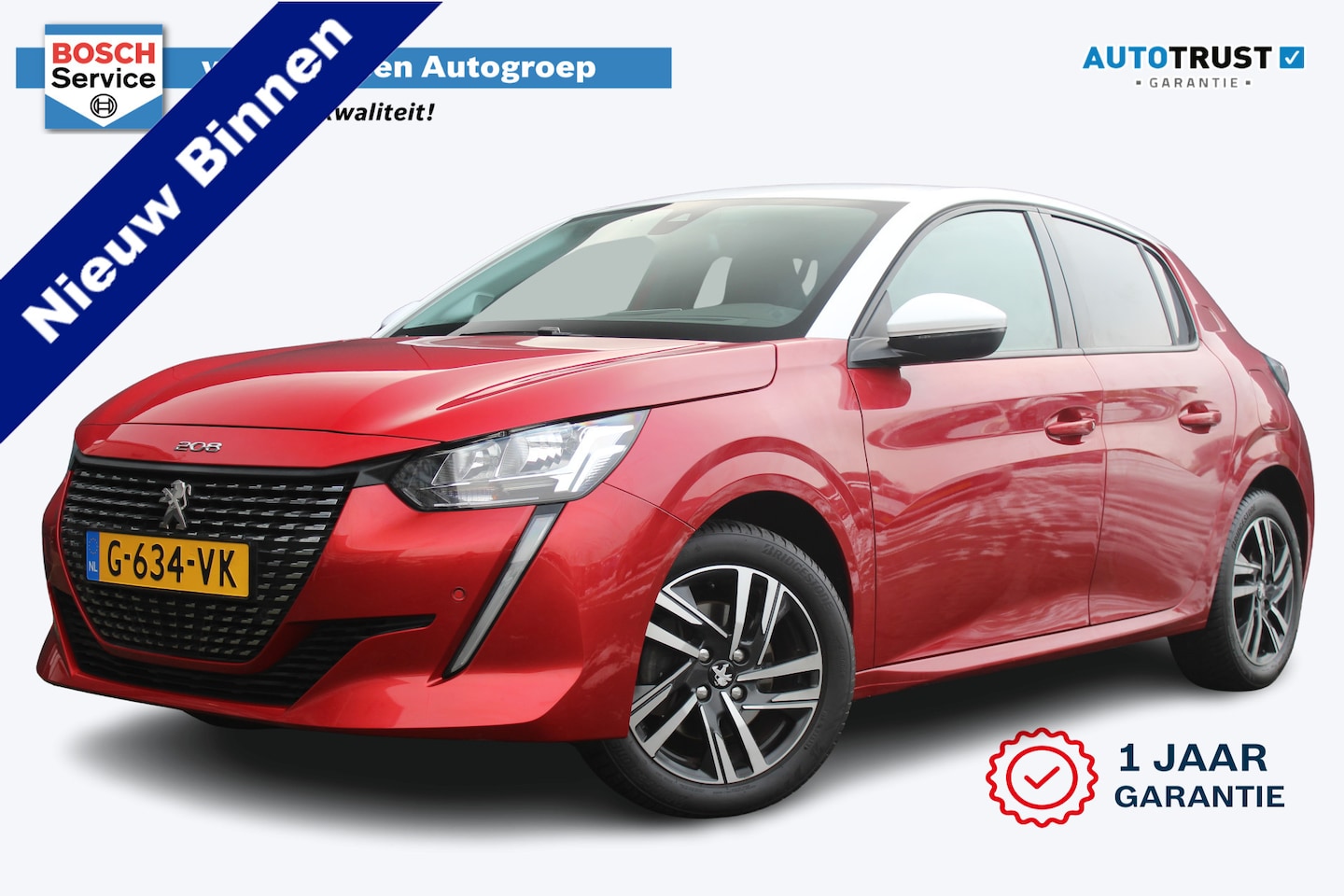 Peugeot 208 - 1.2 PureTech Allure | incl. 12 maanden garantie | 360 camera | 3D Virtual cockpit | Naviga - AutoWereld.nl