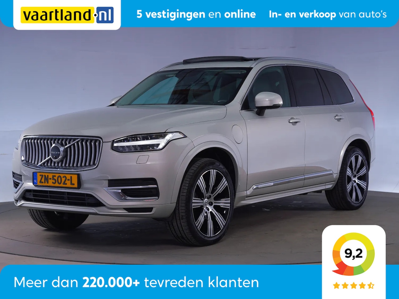 Volvo XC90 - T8 Twin Engine AWD Inscription 7 pers. [ Panorama Head-up Leder ] - AutoWereld.nl