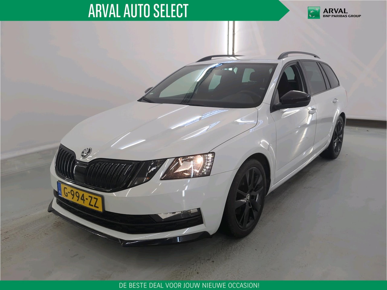 Skoda Octavia Combi - 1.0 TSI 110pk Greentech Sport Business | Virtual Cockpit | Black pack | DAB | Sunset | Zwa - AutoWereld.nl