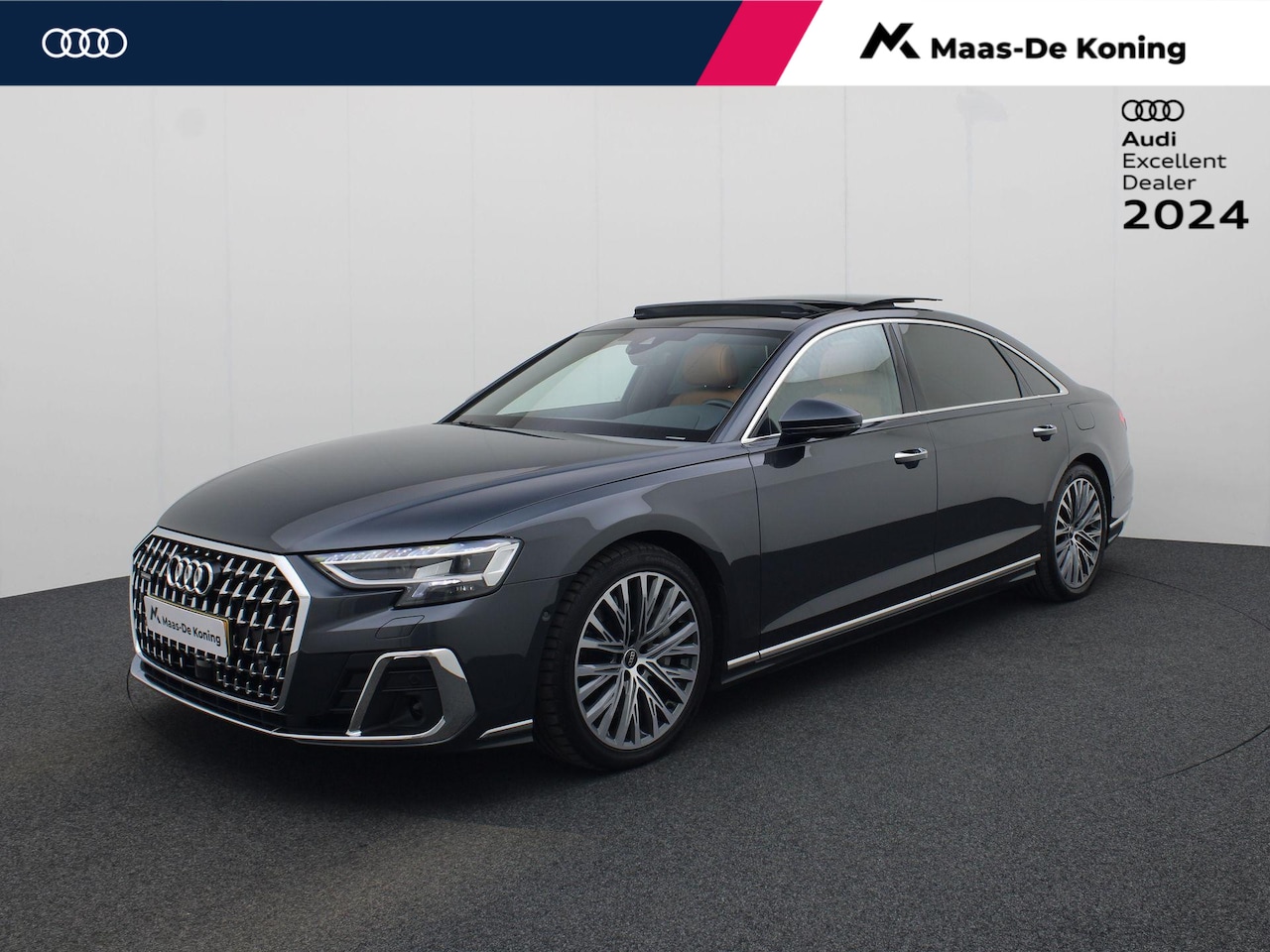 Audi A8 - 60 TFSIe 340kW/462PK quattro Lang Pro Line + · Panoramadak · Luchtvering · Leder · Garanti - AutoWereld.nl