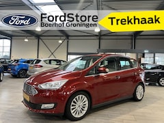 Ford C-Max - 125pk Titanium | Dealer onderhouden | Trekhaak | Voorruit verwarming | Climate contr. | 17