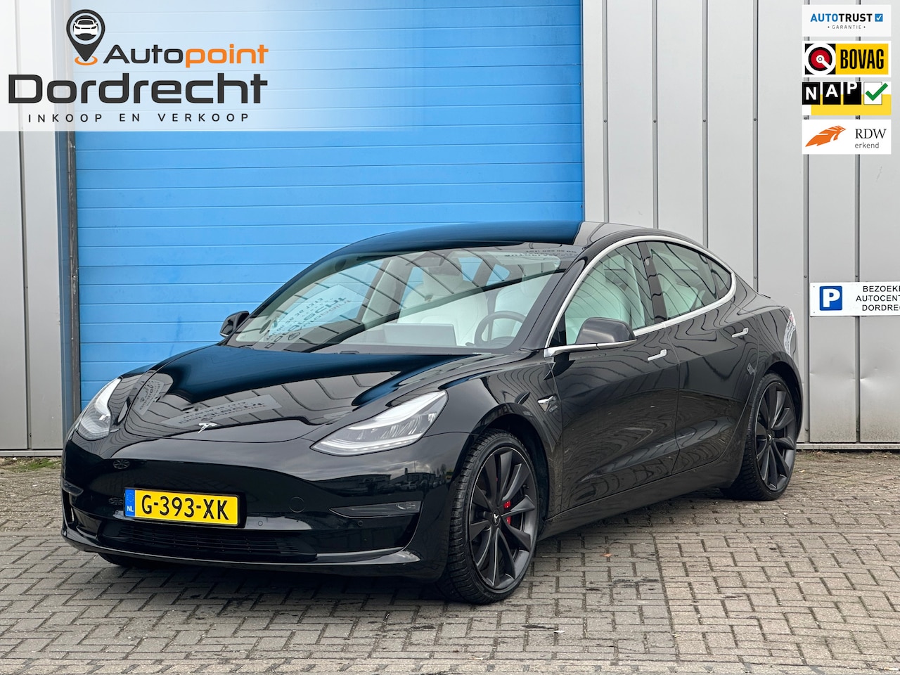 Tesla Model 3 - Performance AWD 75 kWh DEALER OND km 128696 - AutoWereld.nl