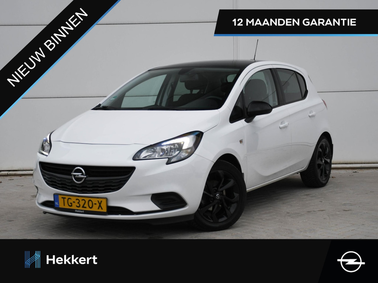 Opel Corsa - Black Edition 1.4 90pk NAVI | DAB | TREKHAAK | APPLE CARPLAY | USB | 16''LM | CRUISE | 12M - AutoWereld.nl