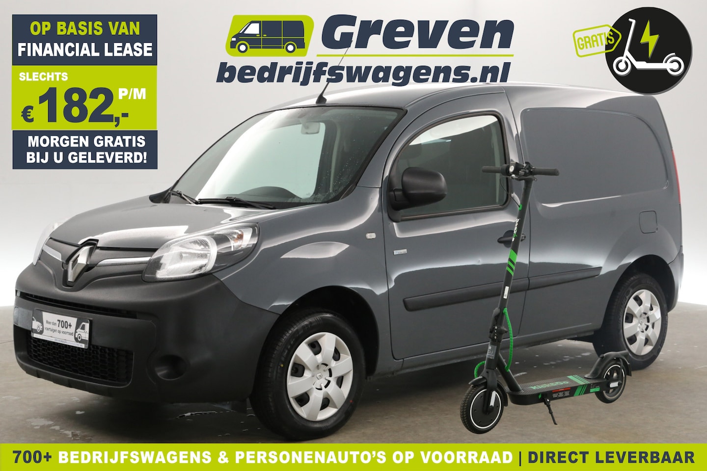 Renault Kangoo - Z.E. L1H1 Koop-Accu | GRATIS E-Step! | Elektrisch Automaat Airco Camera Cruise Navi PDC El - AutoWereld.nl