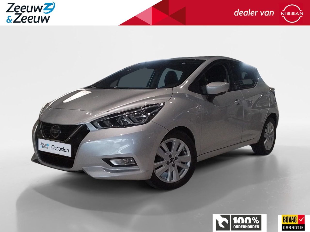 Nissan Micra - 1.0 IG-T N-Connecta 100PK AUTOMAAT | Cruise Control | Climate Control | Lichtmetalen velge - AutoWereld.nl