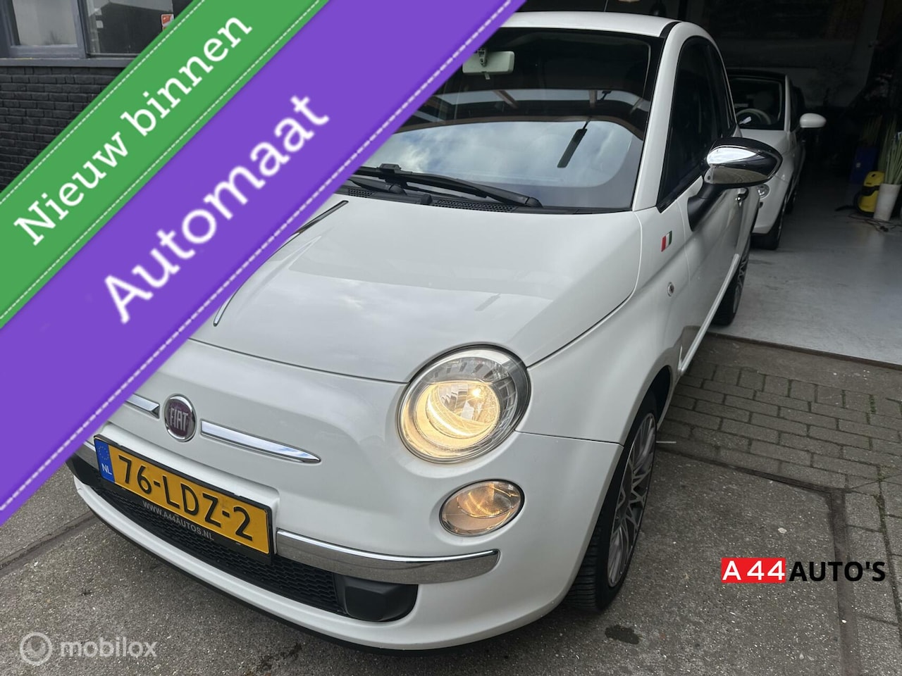 Fiat 500 - 1.2 Sport*NL NAP✅*AUTOMAAT* HALF LEDEREN SPORT * - AutoWereld.nl