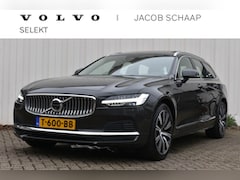 Volvo V90 - 2.0 T6 Plug-in hybrid AWD Ultimate Bright | B&W audio | Luchtvering | 360º view | Head-up