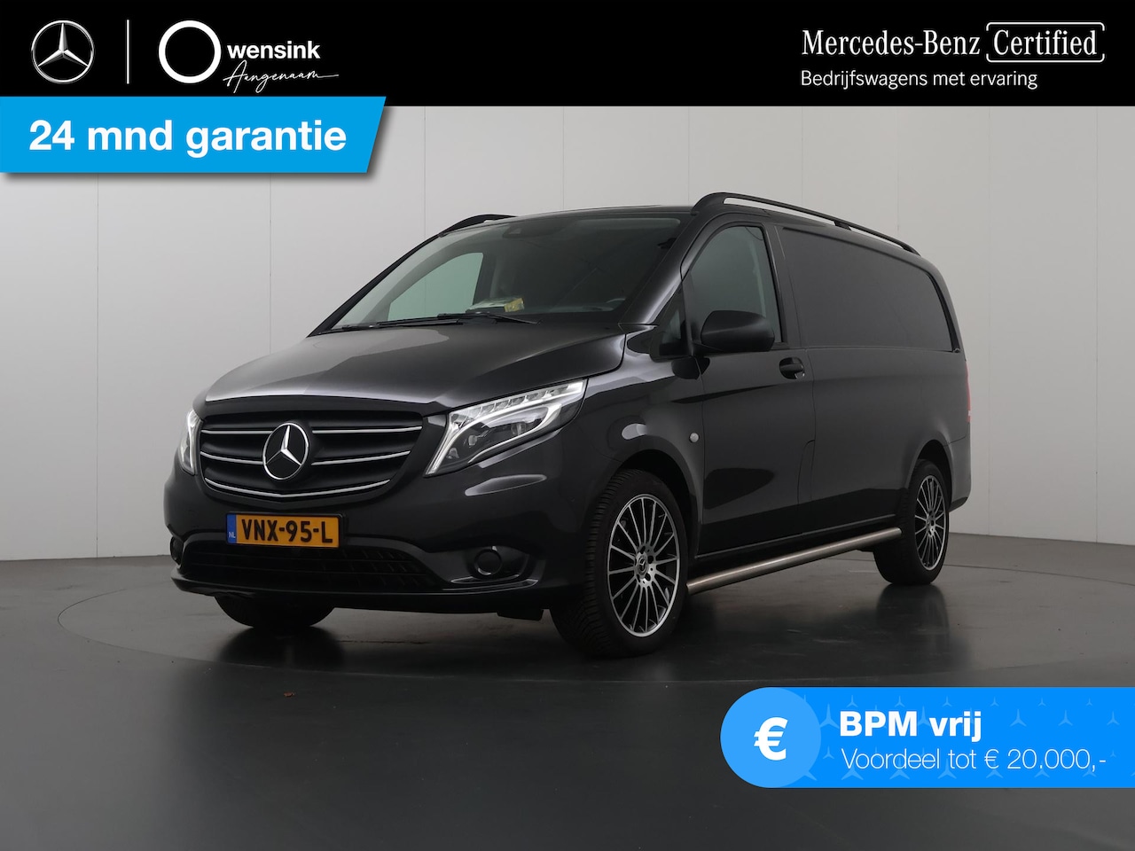 Mercedes-Benz Vito - 119 CDI Lang | Automaat | LED koplampen | Sidebars | 2-zits | Lichtmetalen velgen | Bumper - AutoWereld.nl