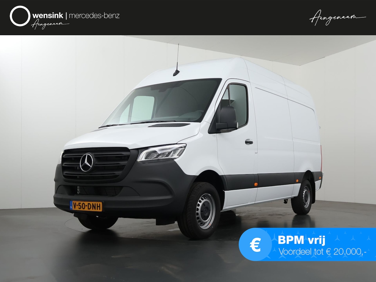 Mercedes-Benz Sprinter - 317 CDI L2 H2 | Automaat | Navigatie | Cruise Control | Airco | Keyless start | Carplay | - AutoWereld.nl