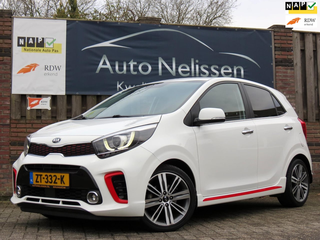 Kia Picanto - 1.0 T-GDI 101PK GT-Line | STOEL+STUURVERWARMING | LEDER | APPLE CARPLAY | ACHTERUITRIJCAME - AutoWereld.nl