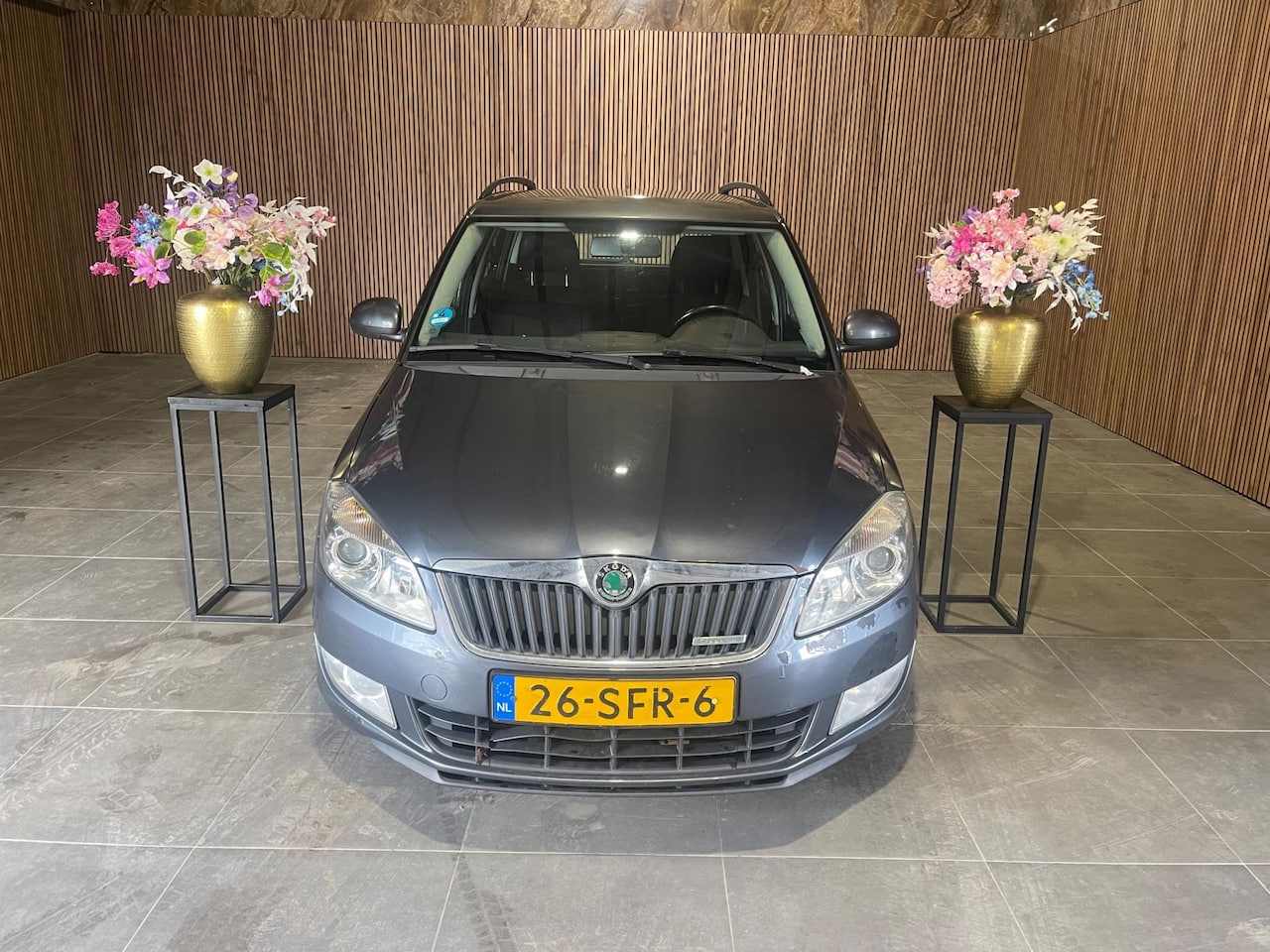 Skoda Fabia Combi - 1.2 TDI Greenline 266.000 NAP LEER CLIMA ZILVER 2011 - AutoWereld.nl