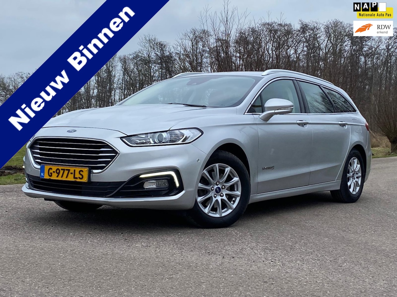 Ford Mondeo Wagon - 2.0 IVCT HEV Titanium Automaat NAVI Leder-Int Camera NAP BTW-AUTO - AutoWereld.nl