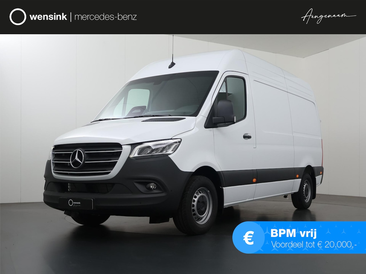 Mercedes-Benz Sprinter - 319 L2H2 RWD SELECT | LED | DISTRONIC | WINTERPAKKET | LEER | BPM VRIJ - AutoWereld.nl