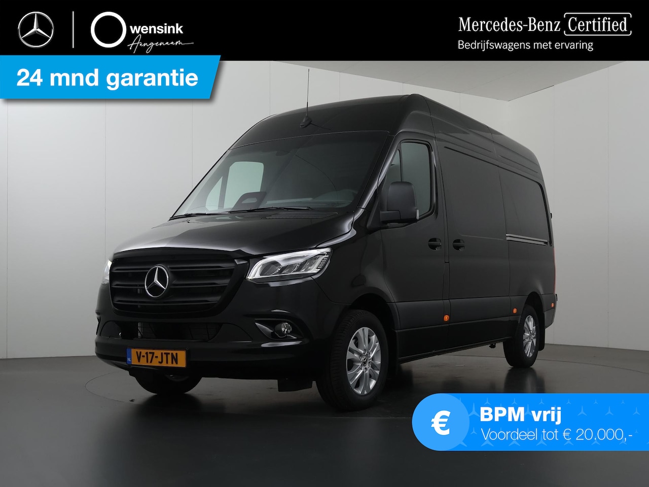 Mercedes-Benz Sprinter - 319 CDI L2 H2 Select | Aut. | Dubbele Schuifdeur | Navigatie | Airco | Stoelverwarming | A - AutoWereld.nl