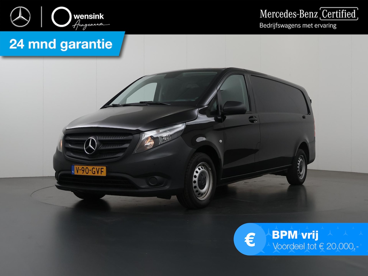 Mercedes-Benz Vito - 116 CDI XL L3 | Aut. | Navigatie | Parkeercamera | Airco | Cruise control | 3-zits | 270° - AutoWereld.nl