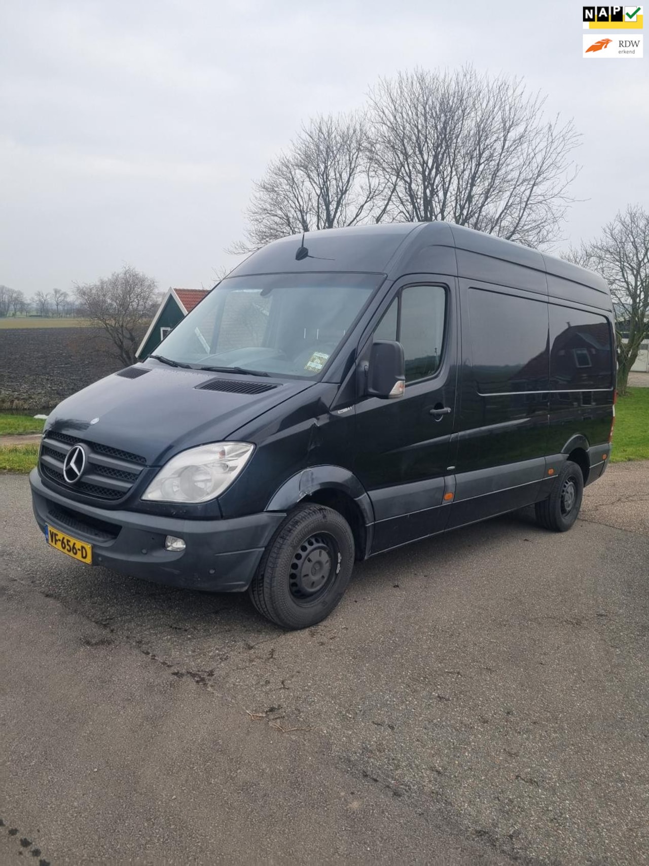 Mercedes-Benz Sprinter - 316 2.2 CDI 366 HD L-2/ H-3 Automaat, Clima, Cruise, 3 Zitplaatsen. - AutoWereld.nl