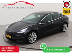 Tesla Model 3 - Long Range AWD 75 kWh 19"Trekhaak Full Self Driving geleverd Pakket Camera Leder Panodak