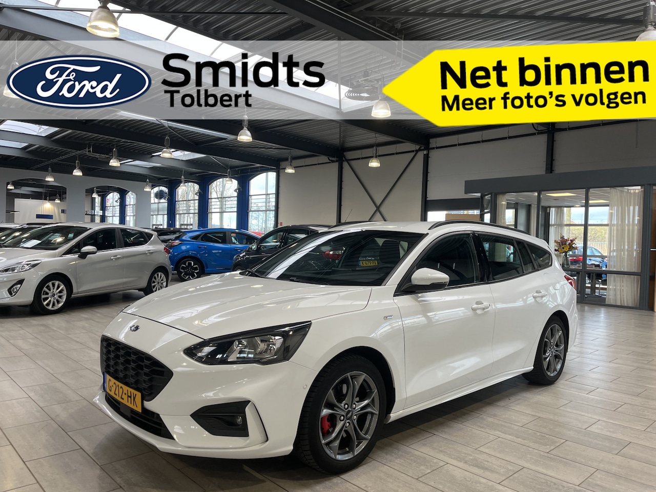 Ford Focus Wagon - EcoBoost 125 pk ST Line Business | Trekhaak | Winter pack | Adapt. cruise | BLIS | Camera - AutoWereld.nl