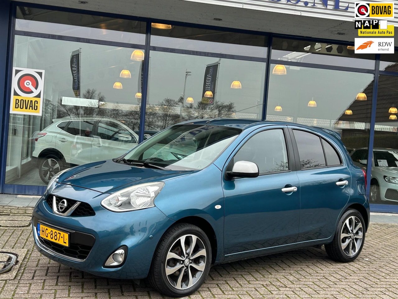 Nissan Micra - 1.2 DIG-S Connect Edition N-TEC Navi Clima Cruise Park.Sens NAP NL-Auto Volledig Dealerond - AutoWereld.nl