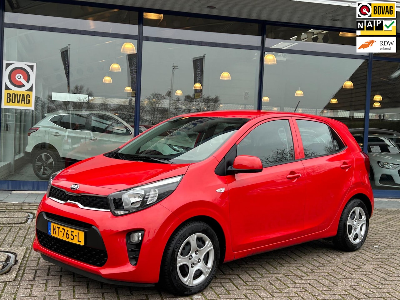 Kia Picanto - 1.0 CVVT ComfortLine 5Drs 1e Eig! Airco Elek.Pakket Lichtsensor NAP NL-Auto Dealeronderhou - AutoWereld.nl