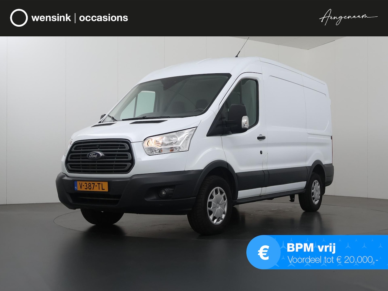 Ford Transit - 350 | 2.0 TDCI | L2 H2 | Trend | Airco | Parkeercamera | 3-zits | Trekhaak | - AutoWereld.nl