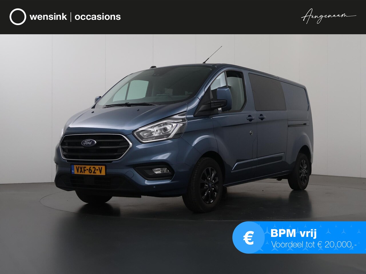 Ford Transit Custom - 300 2.0 TDCI | Aut. | L2 H1 | Limited | DC | Airco | Cruise Control | Schuifdeur L+R | 5-z - AutoWereld.nl