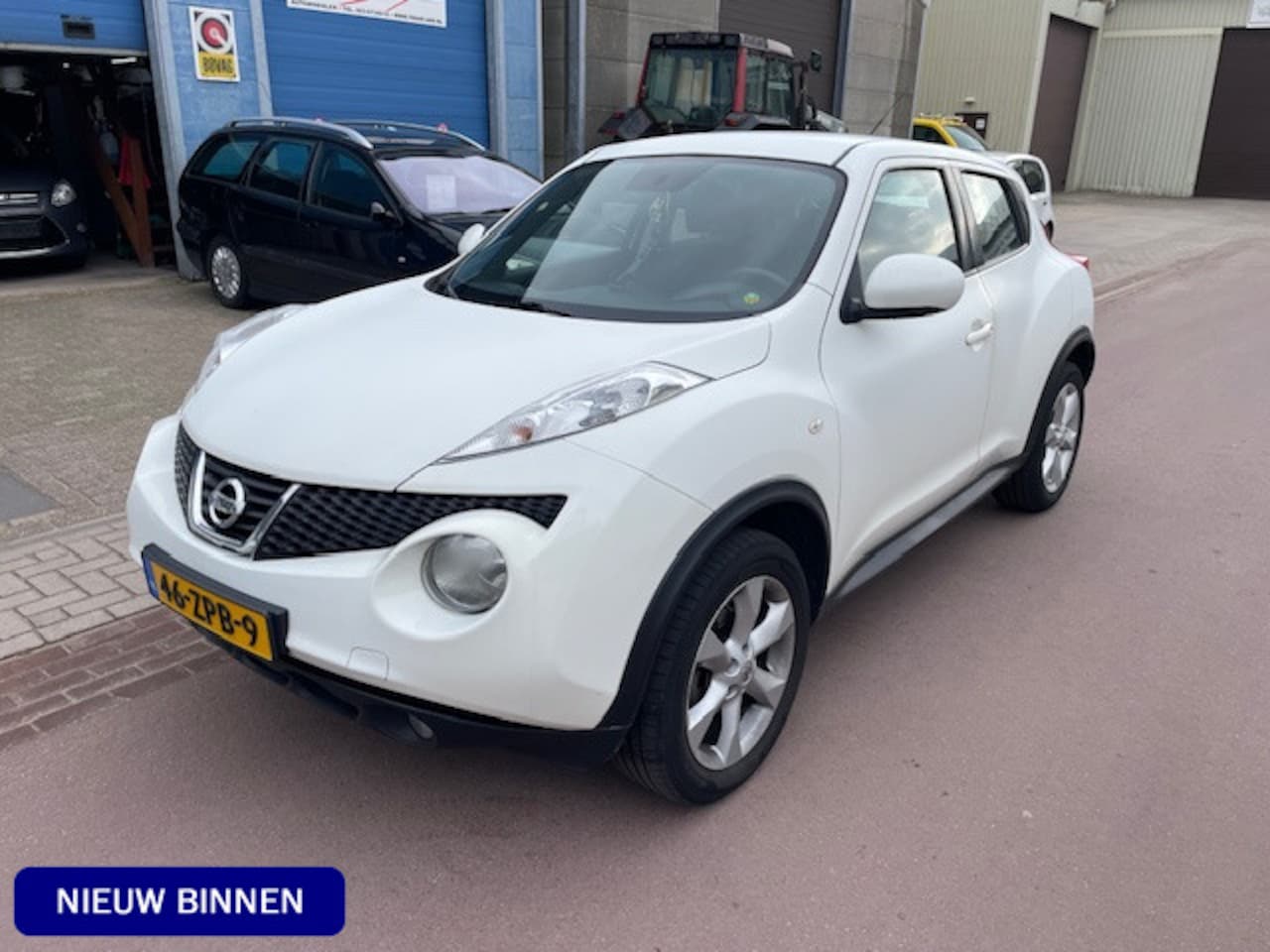 Nissan Juke - 1.6 Acenta 2013 Clima + 17" LMV 186.223km NAP Leuke auto van de 2e eigenaar. Boekjes zijn - AutoWereld.nl