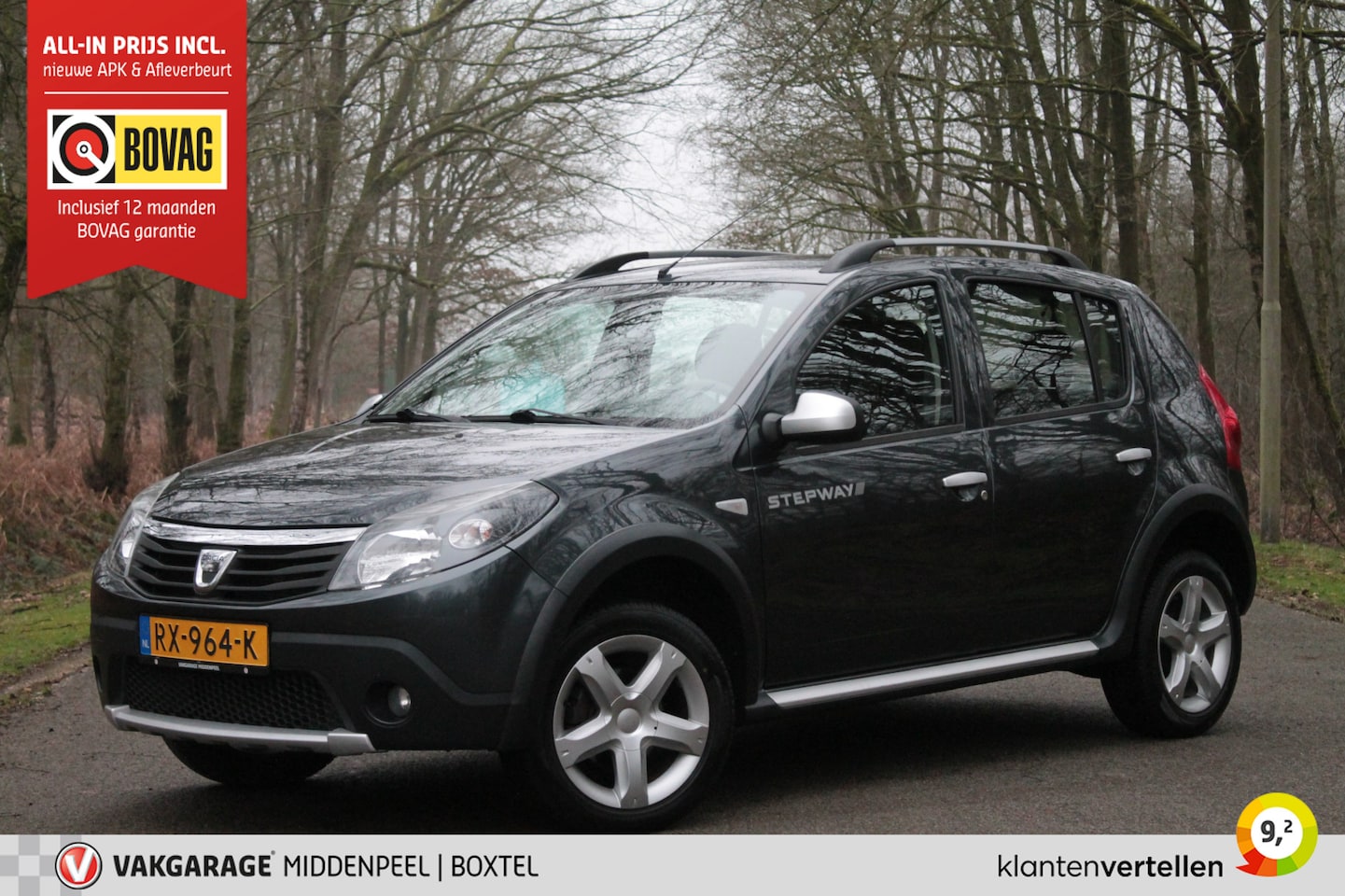 Dacia Sandero Stepway - 1.6 Airco | Trekhaak | All season - AutoWereld.nl