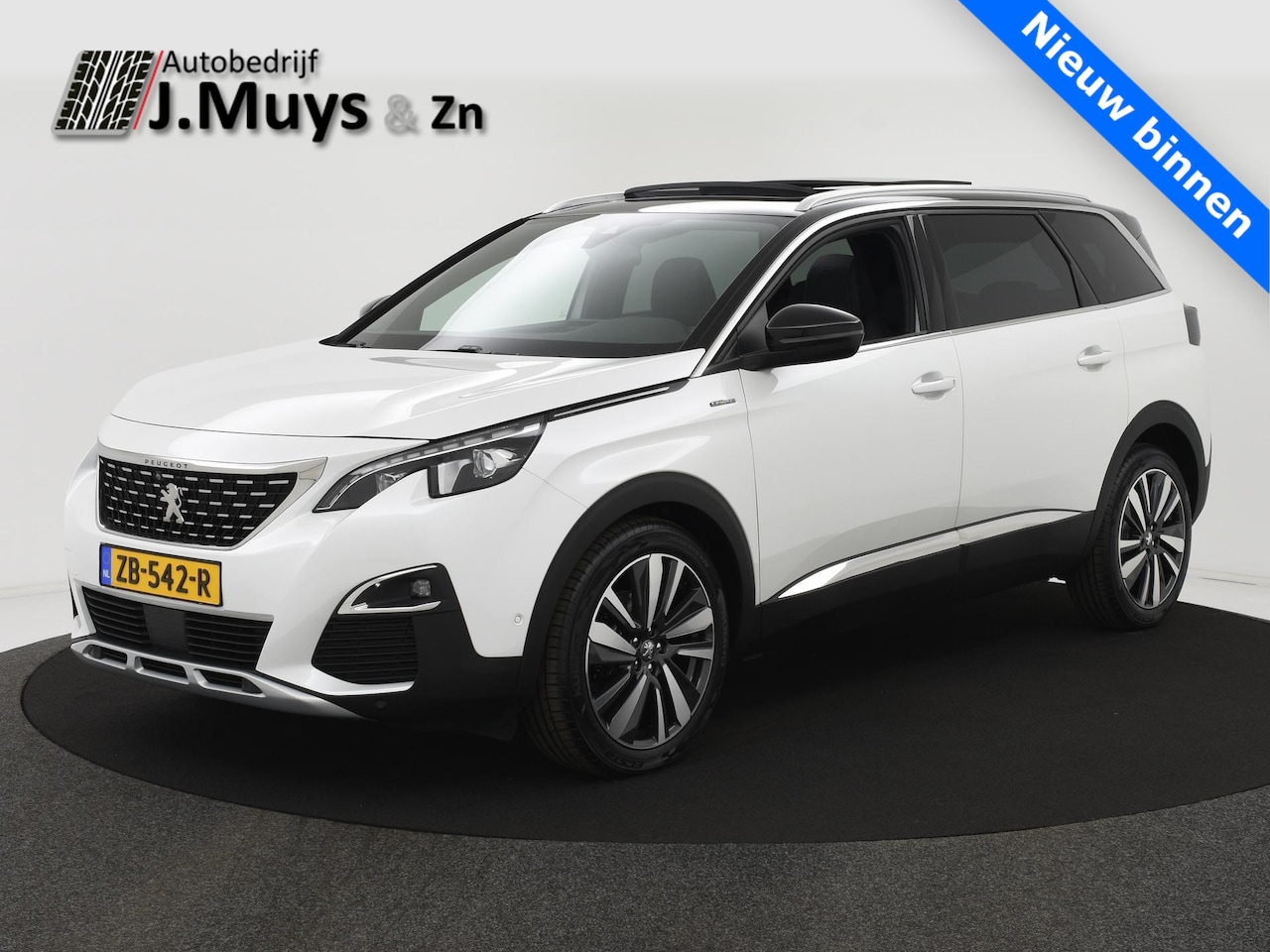 Peugeot 5008 - 1.6 PureTech 180PK GT-Line 7P AUTOM. LEER|PANODAK|MEMORYSTOEL|FOCAL|ACC|BLIS|LED|360CAMERA - AutoWereld.nl