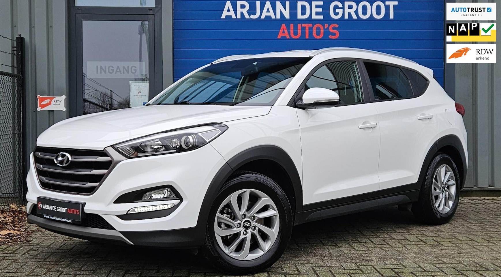 Hyundai Tucson - 1.6 GDi 132PK Navigatie Cruise Climate Camera Zeer mooi! - AutoWereld.nl