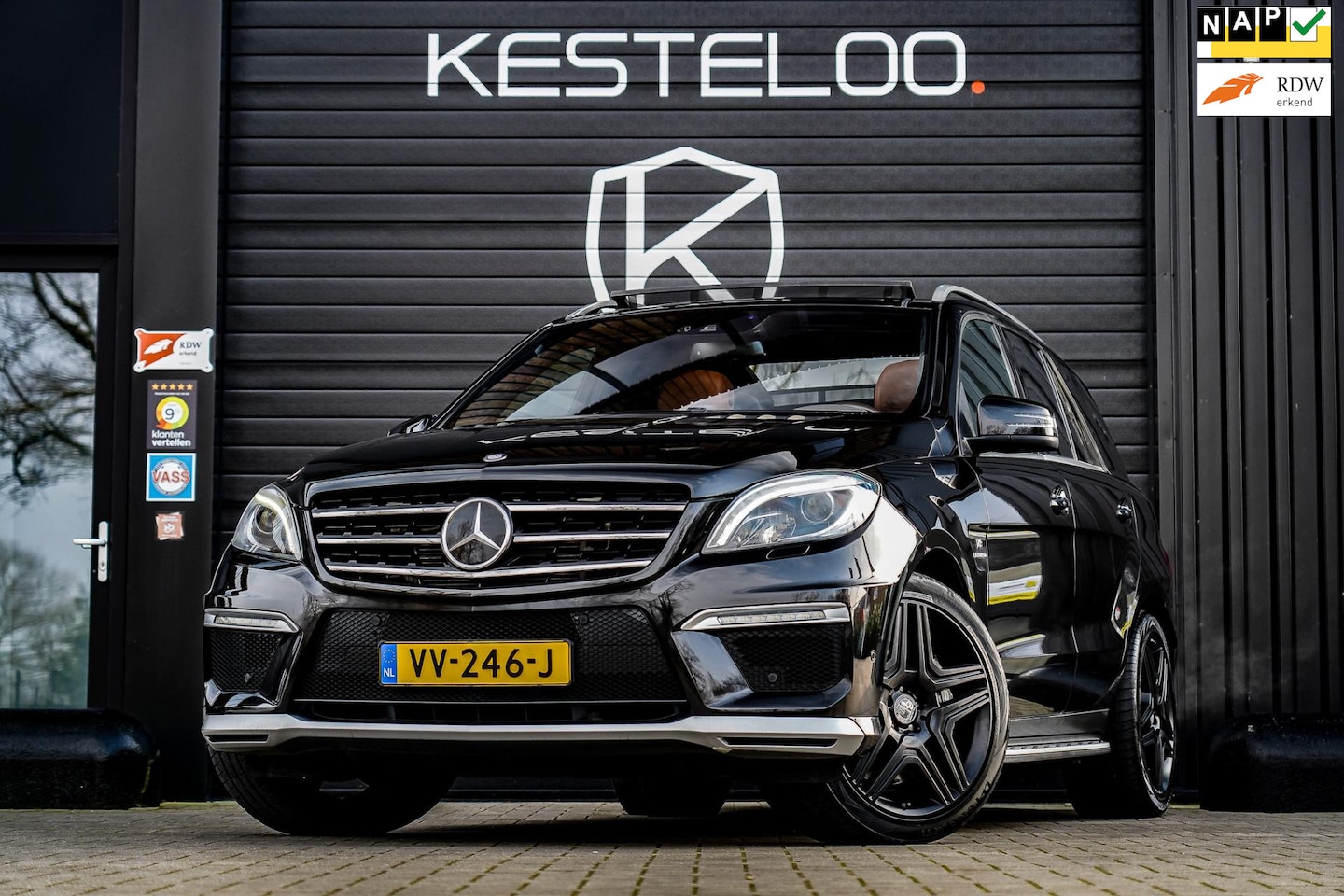 Mercedes-Benz ML-klasse - 63 AMG 525PK GRIJS KENTEKEN PANO/BTW/TREKHAAK/LUCHTVERING/FULL - AutoWereld.nl