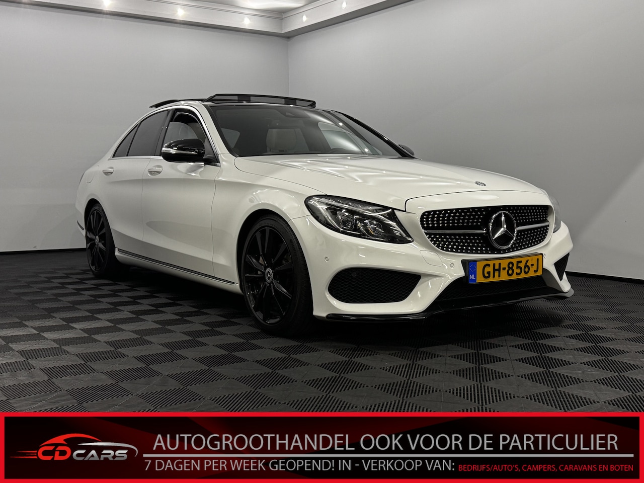 Mercedes-Benz C-klasse - 350 e Lease Edition Plug-in Half leder, Pano, Camera, Navi, Keyless start, Cruise control, - AutoWereld.nl