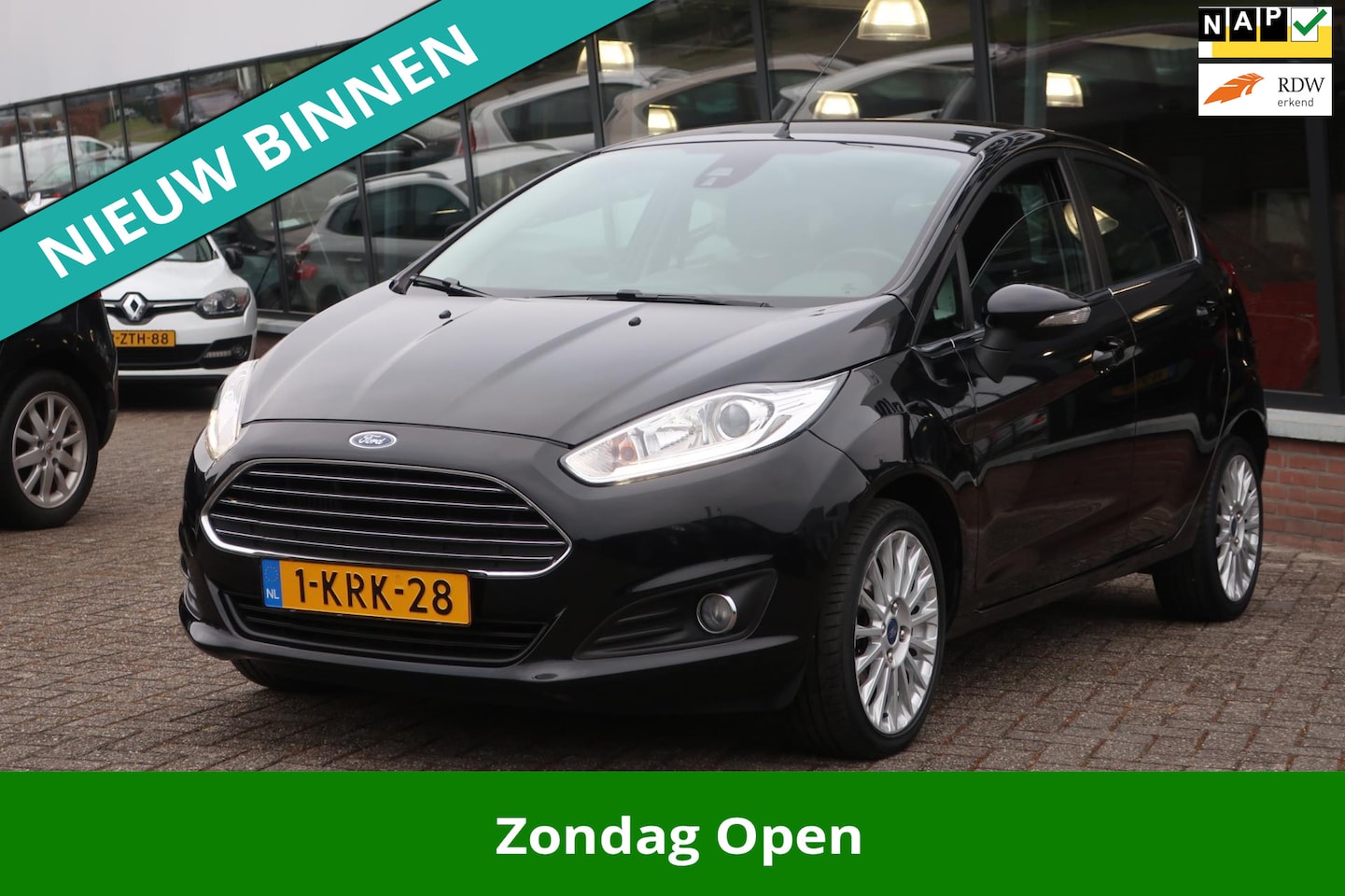 Ford Fiesta - 1.0 EcoBoost Titanium 2e EIG_LED_NAVI_ECC_PDC_LMV. - AutoWereld.nl