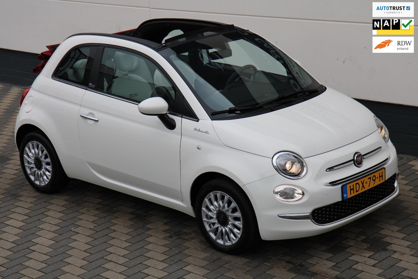 Fiat 500 C - 1.0 Hybrid Dolcevita Cruise Climate CarPlay BTW ! - AutoWereld.nl