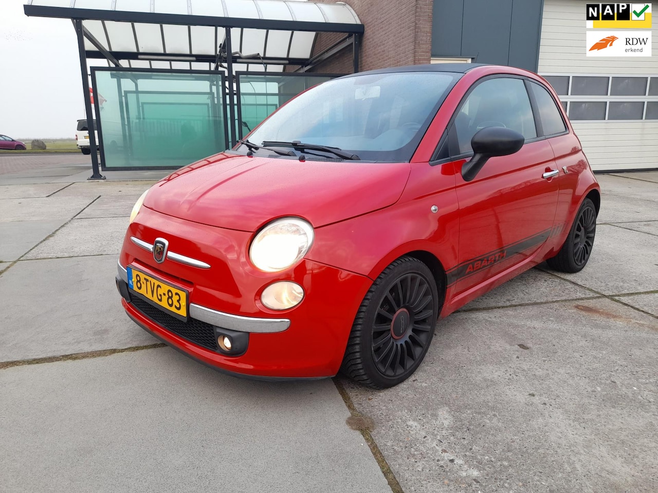 Fiat 500 Abarth - 1.4-16V Pop !!!ABARTH UITGEVOERD!!! - AutoWereld.nl