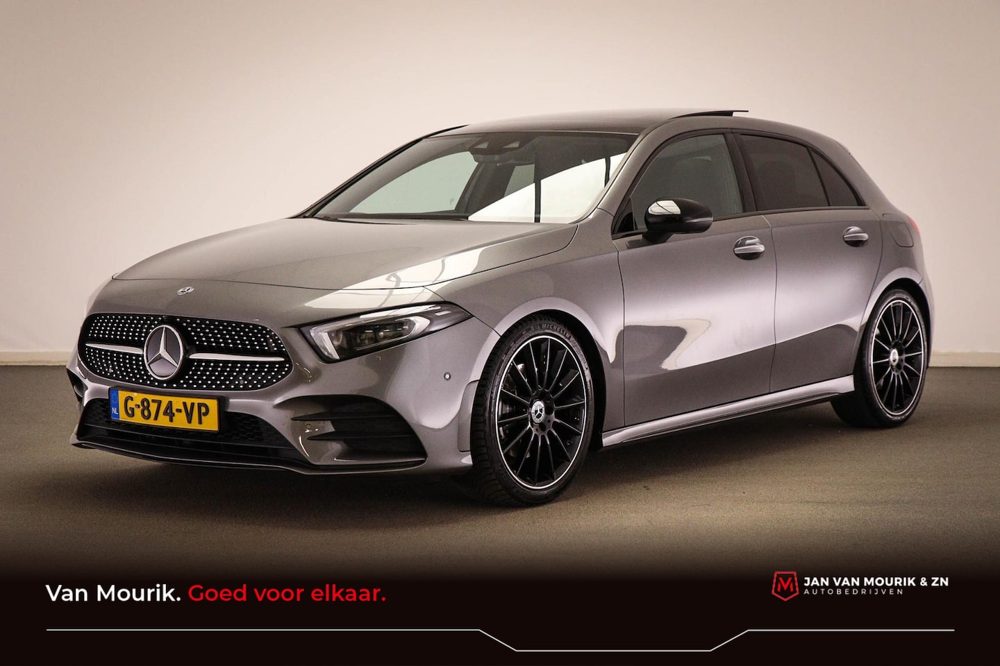 Mercedes-Benz A-klasse - 220 AMG Launch Edition Premium Plus PANORAMADAK | PARKEER- PACK | DAB | 360 CAMERA | 19" - AutoWereld.nl