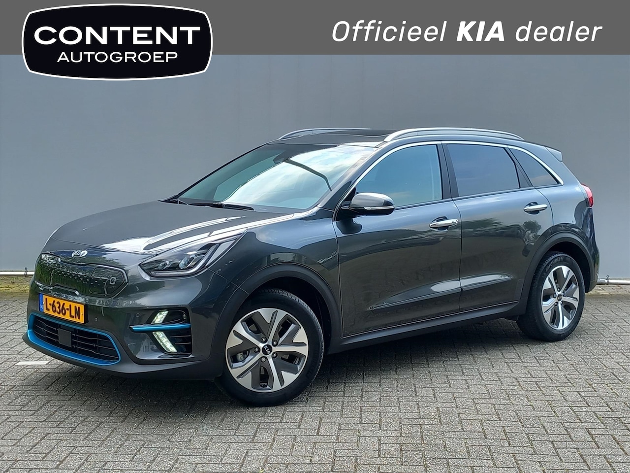 Kia e-Niro - 64kWh 204pk Aut DynamicPlusLine I Navi I Clima I Schuif - Kanteldak - AutoWereld.nl