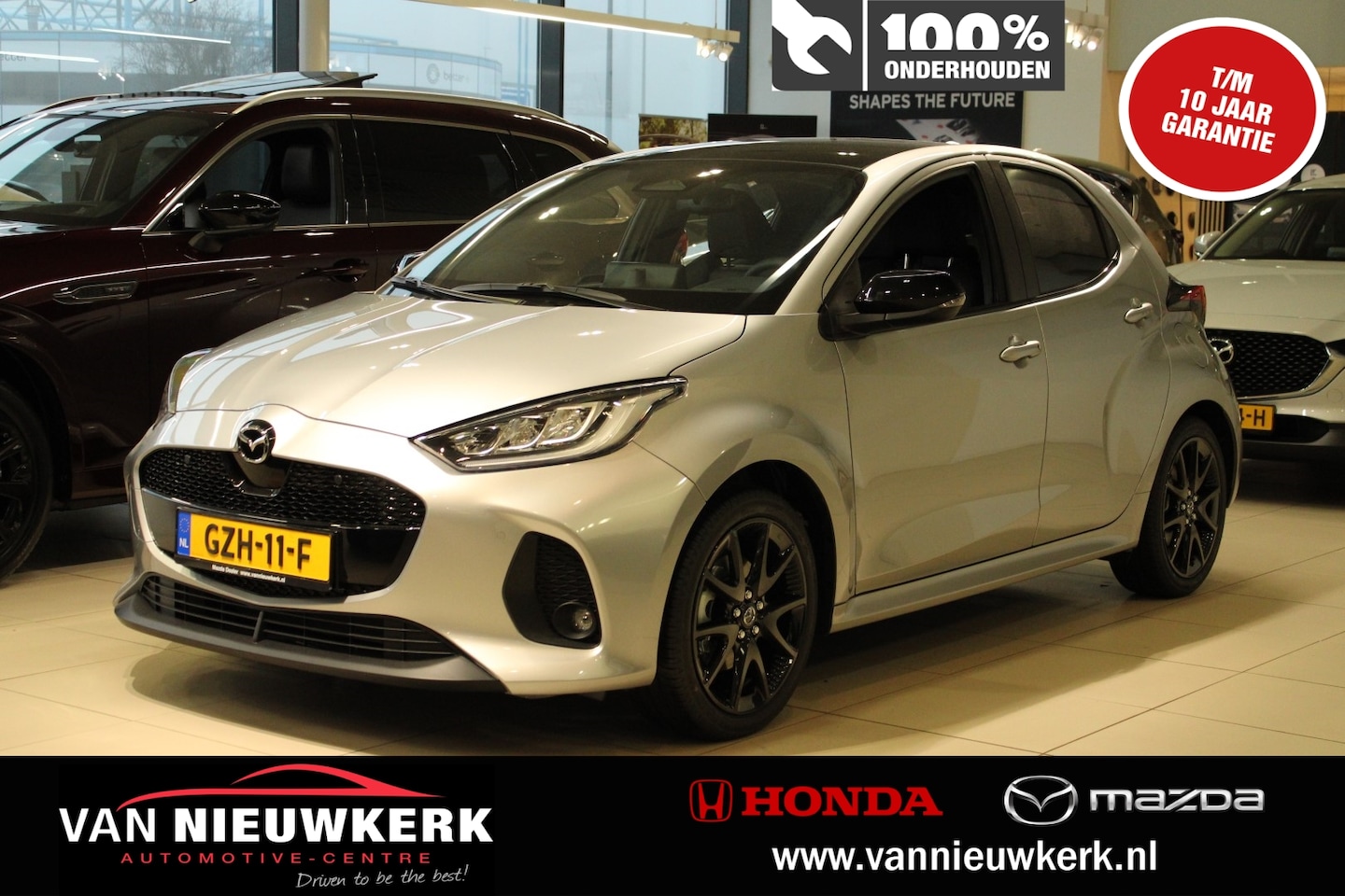 Mazda 2 Hybrid - 1.5 116pk Automaat Homura Plus Panoramadak Draadloze Carplay - AutoWereld.nl