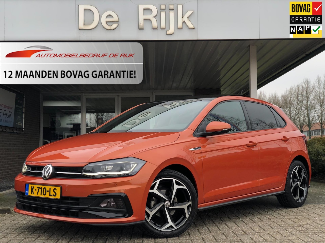 Volkswagen Polo - 1.0 TSI Highline Business R | Panodak, Virtual, Navi, ACC, PDC, Climate, R-Line | NAP | - AutoWereld.nl