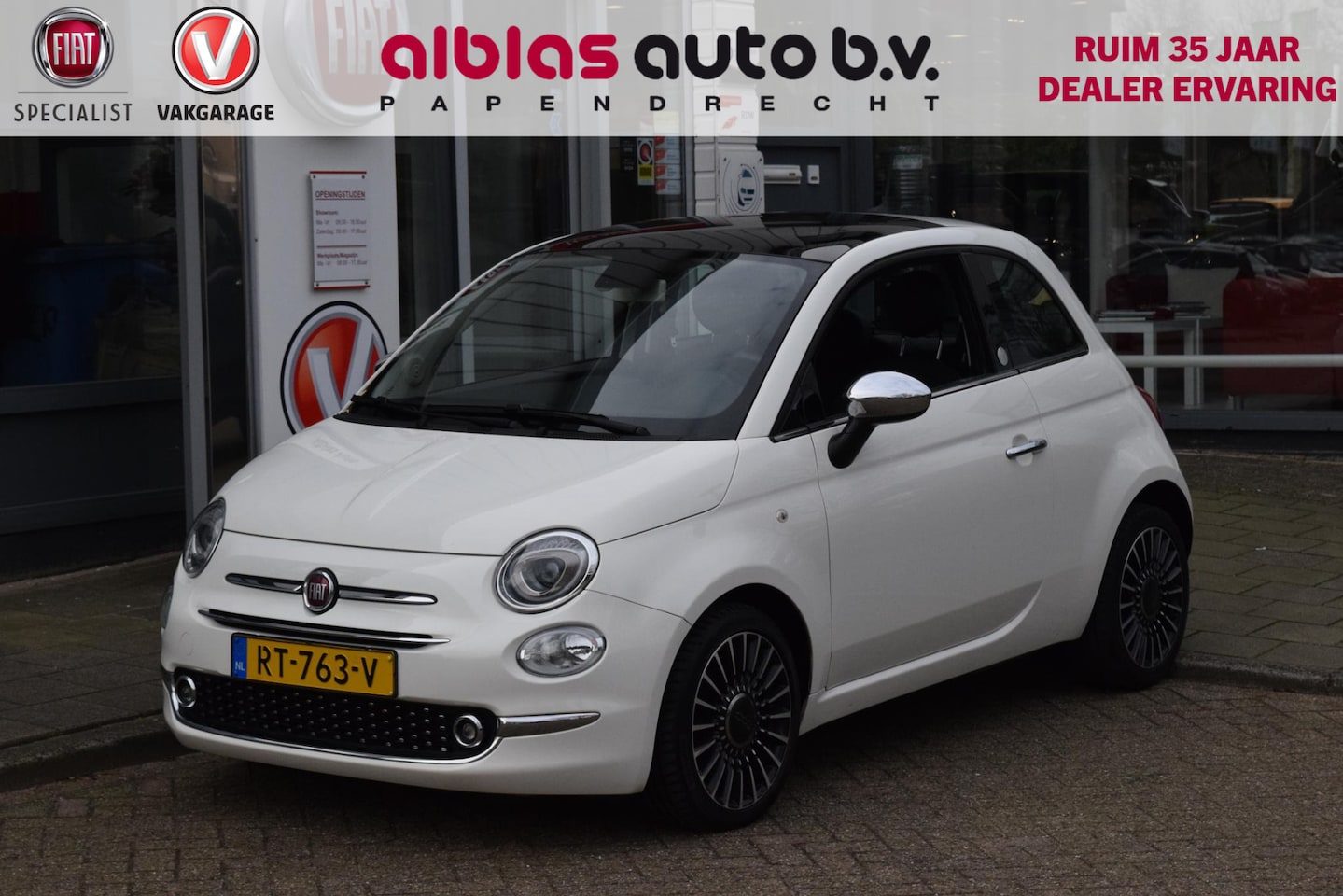 Fiat 500 - 0.9 TwinAir Turbo Mirror |Nav|Carplay|16'|PDC - AutoWereld.nl