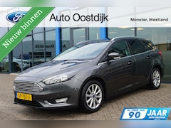 Ford Focus Wagon - 1.0 Titanium 125PK Winterpack Navi Carplay Parkeersensoren Climate Cruise Control Privacy