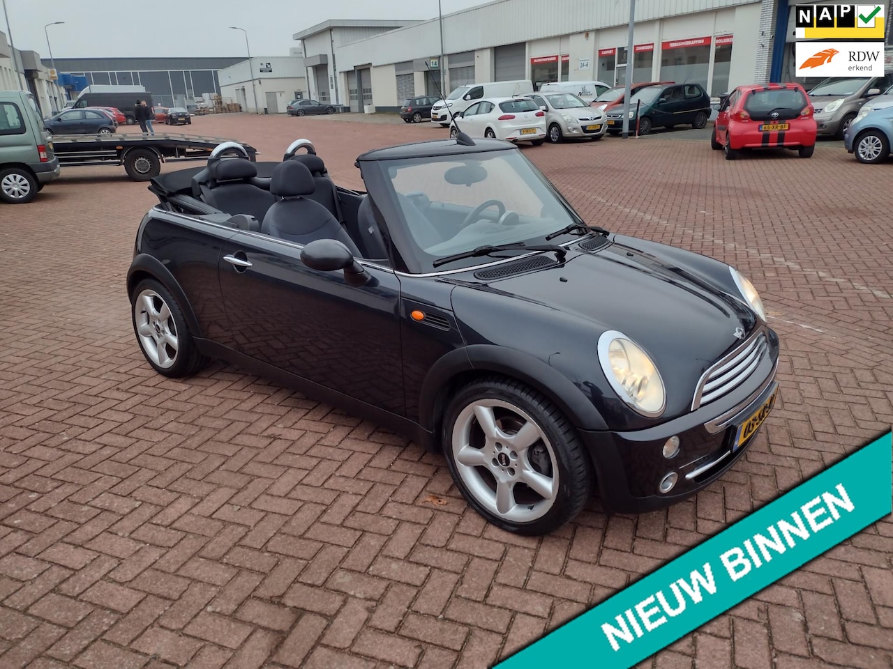 MINI Cabrio - Mini 1.6 One Pepper MOOIE AUTO BEL 0619590613 APK NIEUWEN - AutoWereld.nl