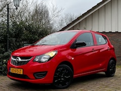 Opel Karl - 1.0 Red & Black – 1e Eig., Rijklaar, NL-auto, Dealer ond., hoogglans zw. wielen/spiegels,