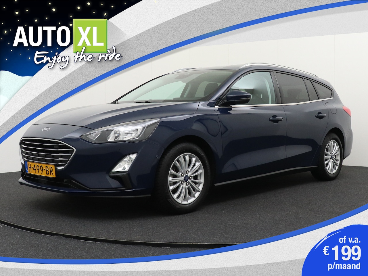 Ford Focus Wagon - 1.0 Titanium Afn.Trekhaak Camera 17' LMV - AutoWereld.nl