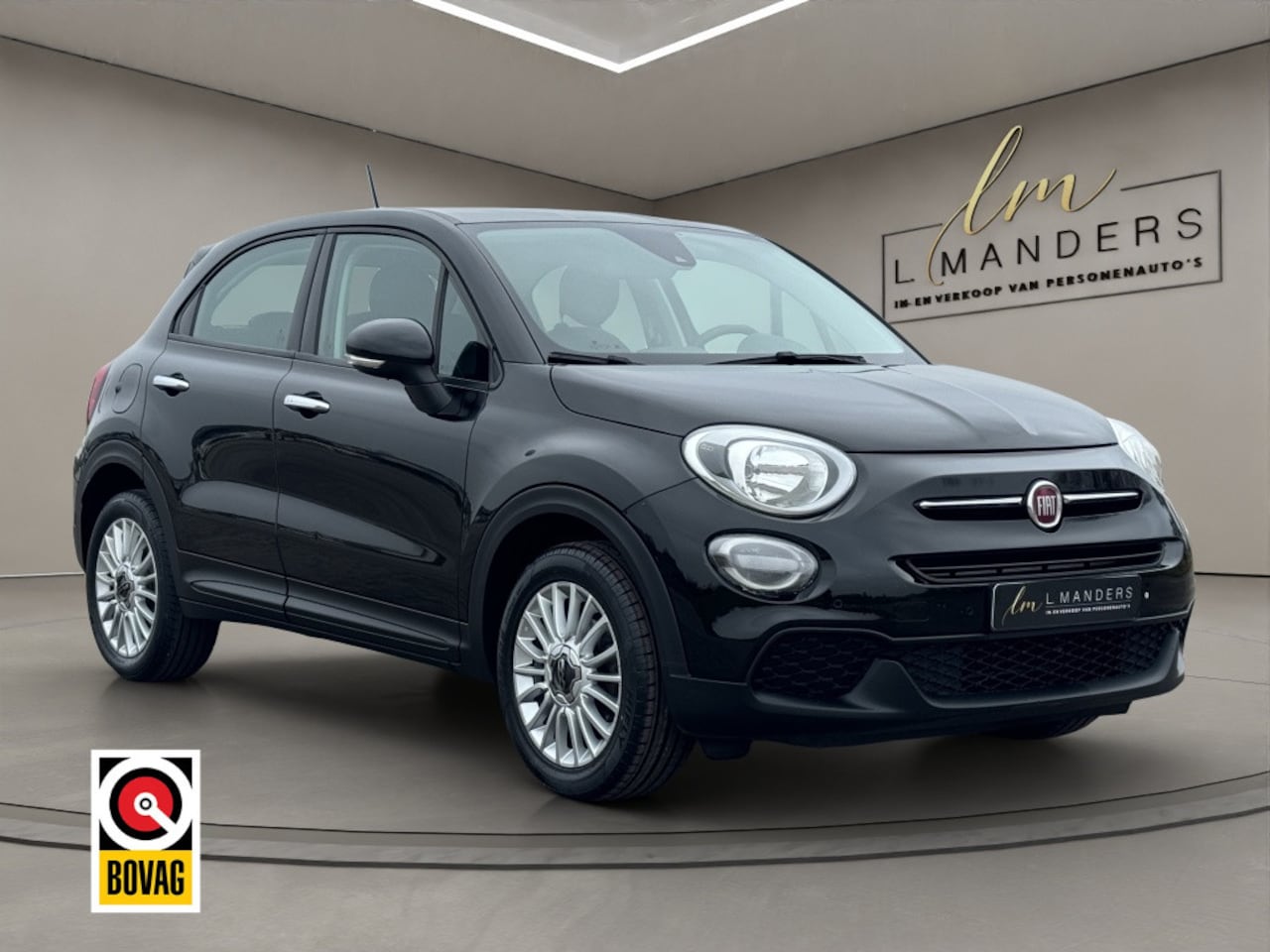 Fiat 500 X - 1.0 GSE Lounge 2020 ZWART | Navigatie | Cruise Control | Apple C - AutoWereld.nl